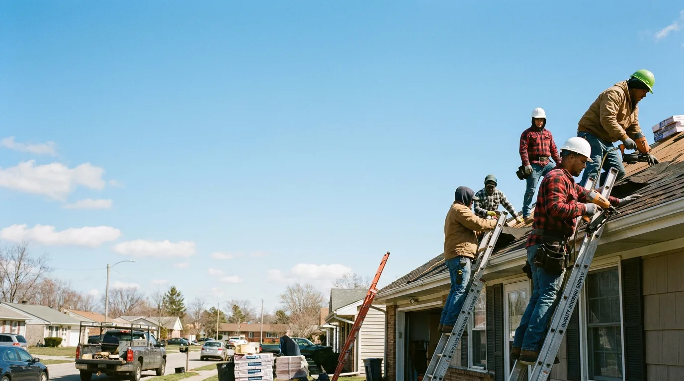 Roofing in Gandeeville, WV near me